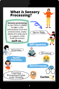 What is Sensory Processing? FREE Handout for Parents • kyu̇r-ē-ˈä-s(ə-)tē